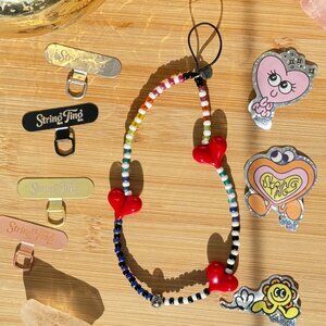 Stringting Heartbreak Academy Beaded Phone Strap Wristlet Japanese Miyuki Beads